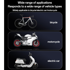 Support moto Yesido C331 étanche noir | Smarty