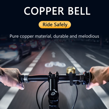Sonnette de vélo Micflip P20 – compatible Apple AirTag Or