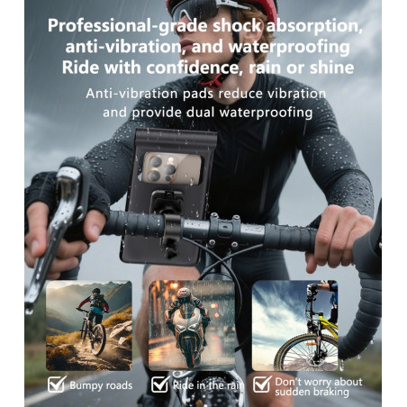 Bike Phone Mount Yesido C333 – Waterproof Black