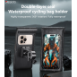 Support téléphone vélo Yesido C333 – étanche noir Support téléphone vélo Yesido C333 – étanche noir