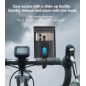 Support téléphone vélo Yesido C333 – étanche noir Support téléphone vélo Yesido C333 – étanche noir