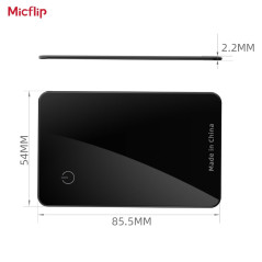 Localisateur carte Micflip P045 2,2 mm | Smarty