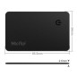 Localisateur d'objet Micflip P055 – format carte 2,6 mm, Apple Find My, Noir Localisateur d'objet Micflip P055 – format carte 2,6 mm, Apple Find My, Noir