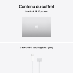 Apple MacBook Air 15.3 – MDV94FN/A 16GB/512GB SSD M5 Silver AZERTY