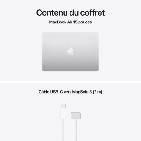 Apple MacBook Air 15.3 – MDV94FN/A 16GB/512GB SSD M5 Silver AZERTY