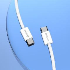 Câble USB-C Devia 60W tressé 1,5 m | Smarty