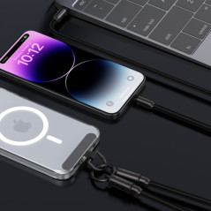 Lanyard cable Devia Extreme Speed – USB-C/USB-C 60W 1.2m Purple