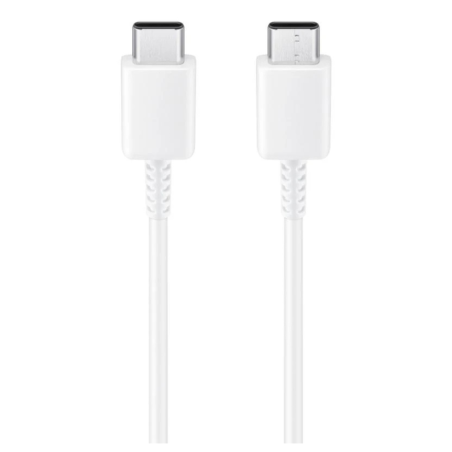 Samsung Câble USB-C vers USB-C EP-DW767JWE – 1,8 m Blanc 3A