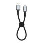 Braided USB-A to USB-C Cable XSSIVE XSS-BR-AC-B – 18W 30cm Black Braided USB-A to USB-C Cable XSSIVE XSS-BR-AC-B – 18W 30cm Black