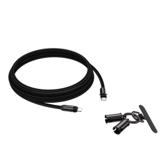 Devia lanyard cable 27W USB-C/Lightning Black