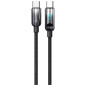 Câble de charge XSSIVE XSS-BRDIG1MCC – USB-C vers USB-C 1 m avec écran Câble de charge XSSIVE XSS-BRDIG1MCC – USB-C vers USB-C 1 m avec écran