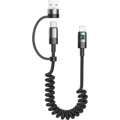 2-in-1 Lightning USB-C Cable XSSIVE 1.5m