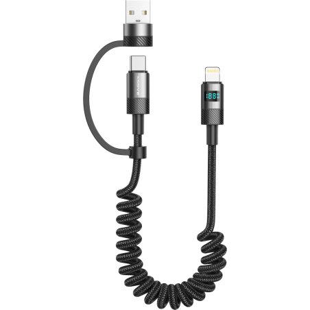 Câble 2-en-1 Lightning USB-C XSSIVE 1,5 m
