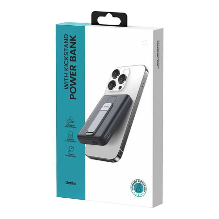 Batterie Externe Benks MagClap StandGo 10000mAh – Puissance 