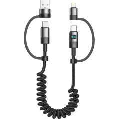 Câble XSSIVE 4-en-1 1,5 m avec écran | Smarty