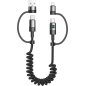Câble de charge 4-en-1 XSSIVE XSS-BRSC-4IN1 – 1,5 m avec écran Câble de charge 4-en-1 XSSIVE XSS-BRSC-4IN1 – 1,5 m avec écran