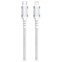 Câble XSSIVE USB-C Lightning 2 m 30 W blanc | Smarty