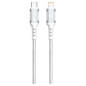Câble USB-C vers Lightning XSSIVE XSS-BR-CL-W – 2 m, 30 W, blanc
