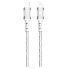 Câble XSSIVE USB-C Lightning 1 m 30 W blanc | Smarty