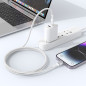 Câble USB-C vers Lightning XSSIVE XSS-BR-CL-W – 1 m, 30 W, blanc