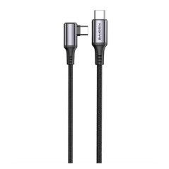 Câble tressé XSSIVE XSS-BR1MCC – USB-C vers USB-C, 60 W, 1 m, 90°