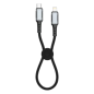 Braided USB-C to Lightning Cable XSSIVE XSS-BR-CL-B – 30W 30cm Black Braided USB-C to Lightning Cable XSSIVE XSS-BR-CL-B – 30W 30cm Black