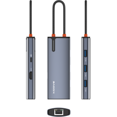 Adaptateur hub USB-C XSSIVE XSS-HUB10 | Smarty