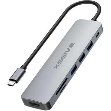 Adaptateur hub USB-C XSSIVE XSS-HUB7 | Smarty