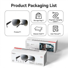 Lunettes audio YESIDO IO44 écoute ouverte IP54