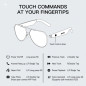 Lunettes audio YESIDO IO44 – verres polarisés dégradés, écoute ouverte, IP54 Lunettes audio YESIDO IO44 – verres polarisés dégradés, écoute ouverte, IP54