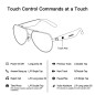 Lunettes audio YESIDO IO44 – verres polarisés dégradés, écoute ouverte, IP54 Lunettes audio YESIDO IO44 – verres polarisés dégradés, écoute ouverte, IP54