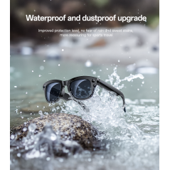 Lunettes connectées YESIDO IO42 – caméra IA 8 MP, ChatGPT, IP67