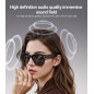 Lunettes connectées YESIDO IO42 – caméra IA 8 MP, ChatGPT, IP67