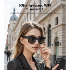 Lunettes connectées YESIDO IO42 caméra IA 8 MP