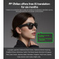 Lunettes connectées YESIDO IO42 – caméra IA 8 MP, ChatGPT, IP67