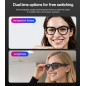 Lunettes connectées YESIDO IO42 – caméra IA 8 MP, ChatGPT, IP67