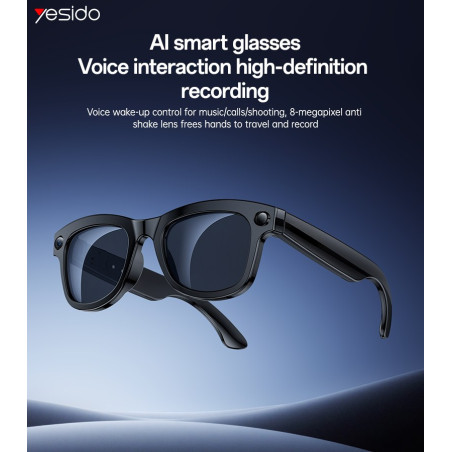 YESIDO IO42 smart glasses 8MP AI camera