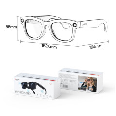 Lunettes connectées YESIDO IO42 caméra IA 8 MP