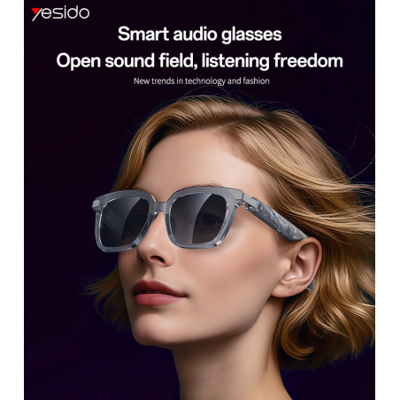 Bluetooth Glasses YESIDO IO41 – HD noise-cancelling calls, stereo sound, IP54