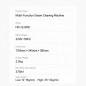 Multifunction Steam Cleaner ECO HD-QJ206 – 1400W 370ml Multifunction Steam Cleaner ECO HD-QJ206 – 1400W 370ml