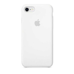 Coque silicone Apple iPhone 7 8 SE blanc | Smarty
