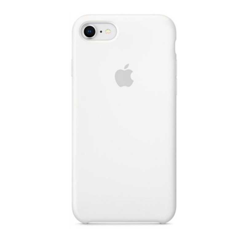 Apple Silicone Case iPhone 7 / 8 / SE (2020) – White