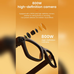 ECO AI Smart Glasses 8GB 8MP | Smarty Paris