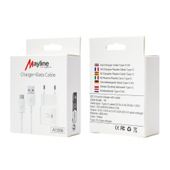 Mayline 12W charger kit USB-C 1 m | Smarty