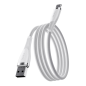 Câble USB vers USB-C Benks PowerWeave PD – 66 W, 1 m, blanc Câble USB vers USB-C Benks PowerWeave PD – 66 W, 1 m, blanc