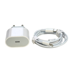 Kit chargeur Type-C Lightning 20W C'est carré | Smarty