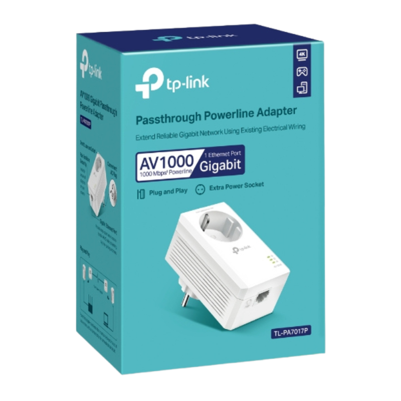 Adaptateur CPL TP-Link TL-PA7017P - Blanc — TP-Link · Smarty Paris 18e