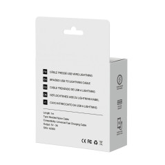 Câble Mayline USB vers Lightning 3A 1 m | Smarty