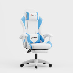 Chaise gaming ergonomique avec repose-pieds | Smarty