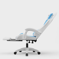 Chaise gaming ergonomique avec repose-pieds | Smarty